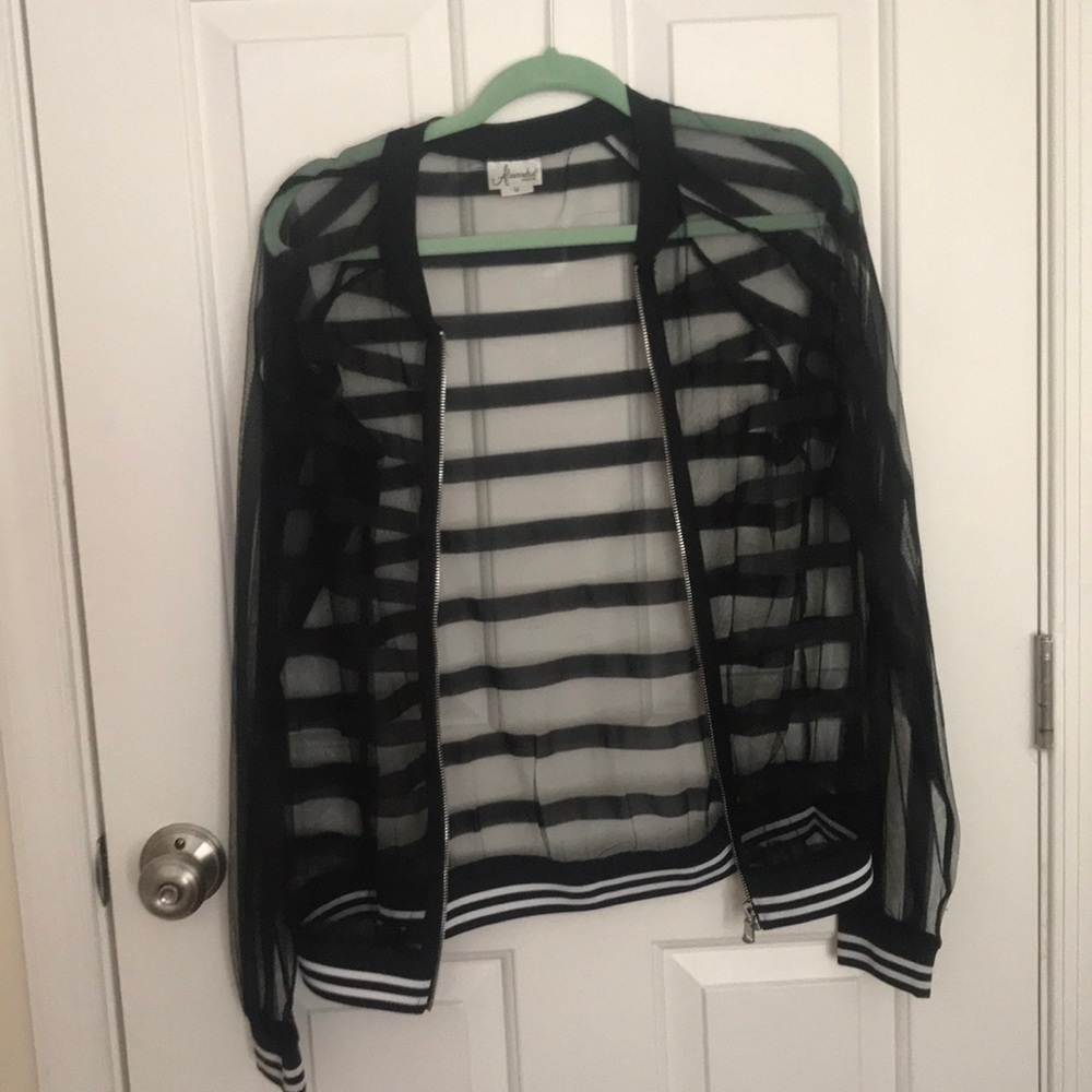 Mesh black jacket